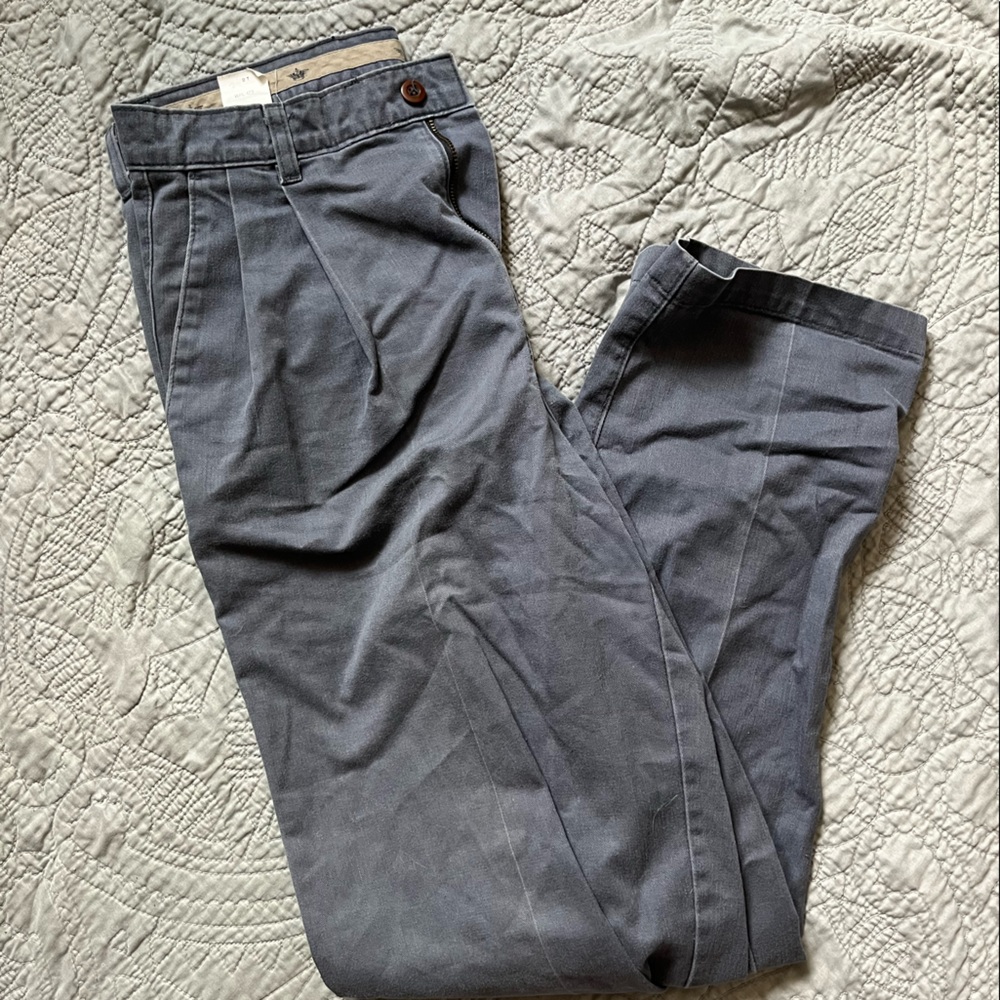 Vintage pleated dockers work pants